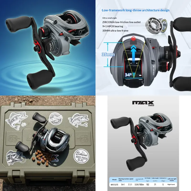 Baitcasting Reel - ZGLY 아부 가르시아 엘리트 드롭퍼 릴