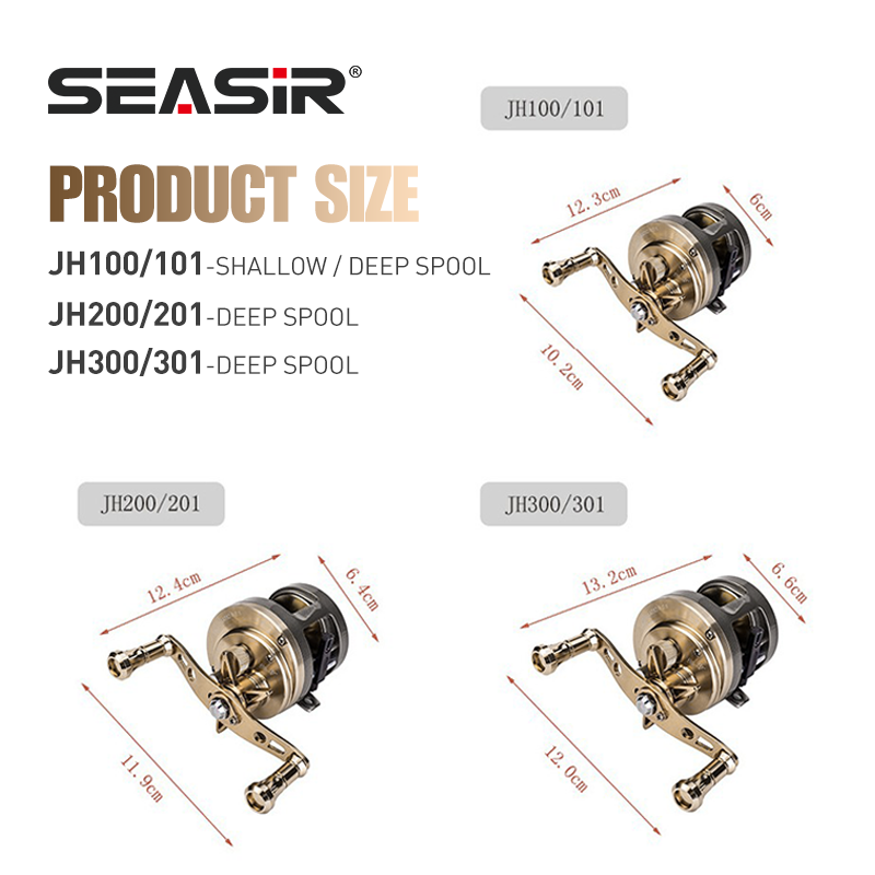SEASIR JH 올 메탈 드럼 베이트캐스팅 릴 CNC - Abu Garcia Reel Max 리뷰 및 가격
